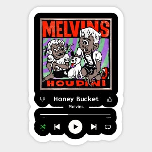 Stereo Music Player - Honey Bucket Sticker